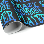 Crazy Trombone Player Cadeaupapier (Rol Hoek)