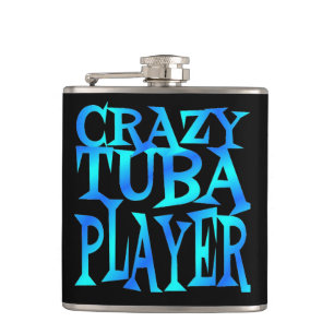Crazy Tuba-speler Heupfles