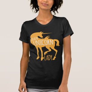 Crazy Unicorn Lady T-shirt