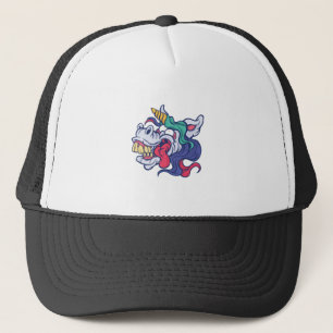 Crazy Unicorn Trucker Pet