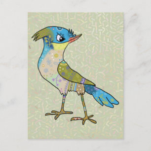 Crazy Vogel Briefkaart