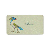 Crazy Vogel Etiket (Voorkant)