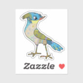 Crazy Vogel  Sticker (Vel)