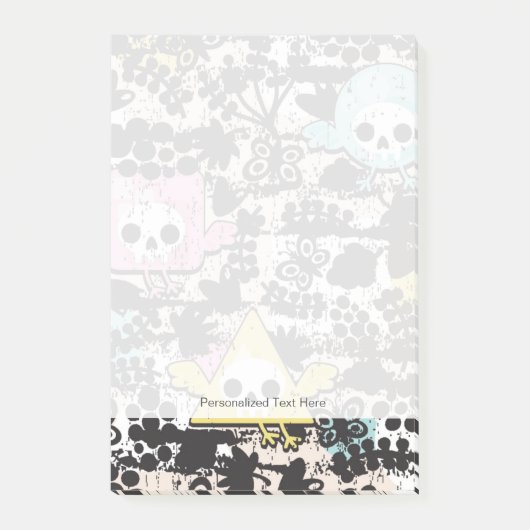 Crazy vogelpatroon post-it® notes (Voorkant)