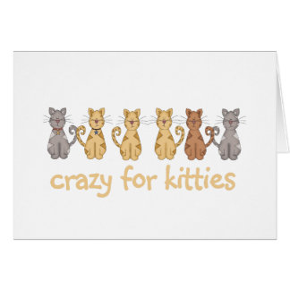 Crazy voor Katten Tshirts en geschenken