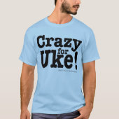 Crazy voor UKE Long Slapeve Top (Voorkant)