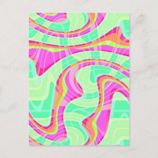 Crazy Waves Briefkaart (Voorkant)
