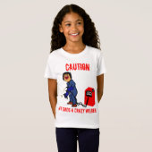 Crazy Welder Dad Cartoon T-shirt (Voorkant volledig)