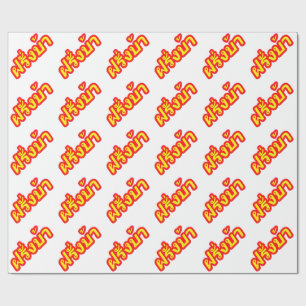 Crazy Westerner ♦ Farang Ba in de Thaise taal ♦ Cadeaupapier