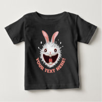 Crazy White Rabbit Face
