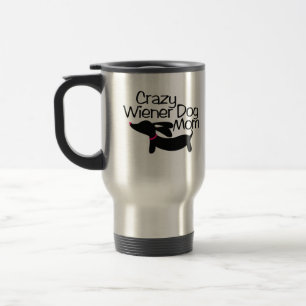 Crazy Wiener Dog Mom Reizen Thee Koffie Mok
