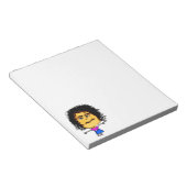 Crazy Woman Cartoon Notitieblok (Schuin)