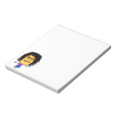 Crazy Woman Cartoon Notitieblok (Gedraaid)