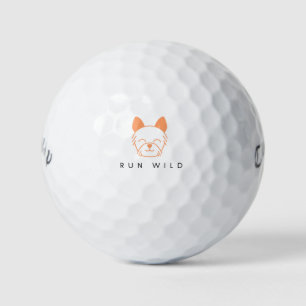 Crazy Yorkie Custom Callaway Golf Ball 3-pack Golfballen
