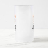 Crazy Yorkie Custom Frosted Beer Mok (Center)