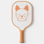 Crazy Yorkie Run Wild Custom Pickleball Paddles (Achterkant)