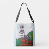 Crazy Zebra tote bag (Dos)