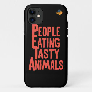 CRAZYFISH Eetende dieren iPhone iPhone 11 Hoesje