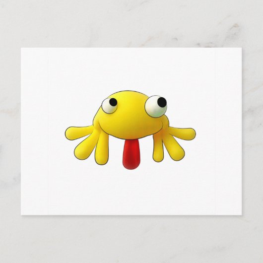 CrazyFrog.png Briefkaart (Voorkant)