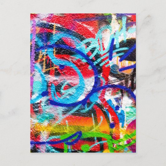 crazygraffiti2 briefkaart (Voorkant)