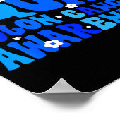 Crc colon cancer awareness support squad blue poster (Hoek)