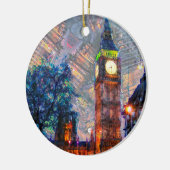 Crcle Ornament-Big Ben Keramisch Ornament (Links)