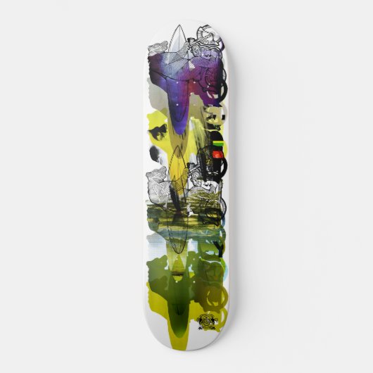 CRE8orDIE SURF BEER DECK Skateboard (Voorkant)