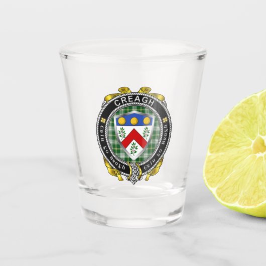 Creagh Irish Shot Glass Shot Glas (Voorkant)