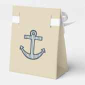 Cream Anker Favor Box Bedankdoosjes (Achterkant)