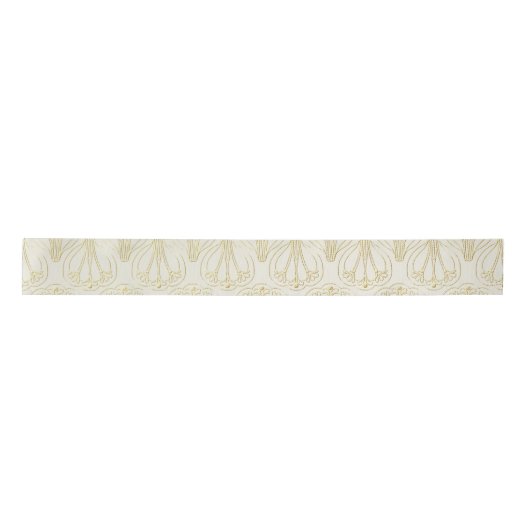 Cream Art Deco Lint (Voorkant)