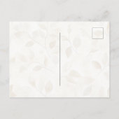 Cream Beach Sea Turtles Thinking of you Briefkaart (Achterkant)