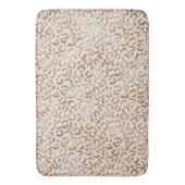 Cream Brown Leopard Print        Badmat (Voorkant Verticaal)
