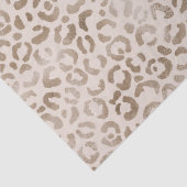 Cream Brown Leopard Print          Tissuepapier (Detail)