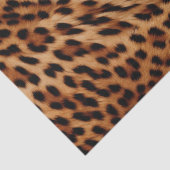 Cream Brown Leopard Print Tissuepapier (Detail)