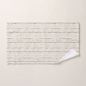 Cream Brown Stripes (Serviette à main)