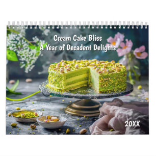Cream Cake Bliss – Een Jaar van Weelderige Genieti Kalender