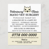 Cream Cat, Veterinary, Veterinary Service Flyer (Voorkant)
