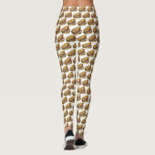 Cream Cheese Lox Capers Onions NYC Deli Bagel Food Leggings (Achterkant)