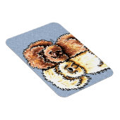 Cream Chocolate Labradoles Magneet (Rechterzijde)