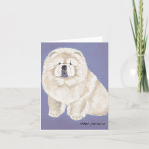 Cream Chow-kaart Kaart