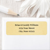 Cream Christmas Retouradreslabels Etiket (Insitu)