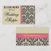 Cream Damask ~ Visitekaartjes (Voorkant / Achterkant)