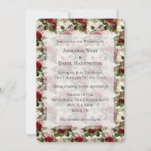 Cream Dragonflies en Rozen bruiloft Kaart (Voorkant)