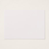 Cream Elegant Business Gift Certificaat Visitekaartje (Achterkant)