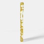 CREAM FEMININE GOLD FLORAL PATTERNAAM Case-Mate iPhone CASE (Achterkant / Rechts)