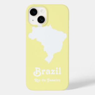 Cream Festive Brazilië Case-Mate iPhone 14 Hoesje