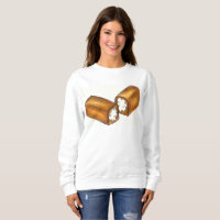 Cream Fled Junk Food Snack Cake Sweatshirt
