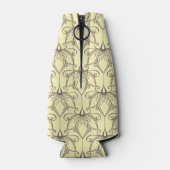 Cream Floral Pattern Flesjeskoeler (Achterkant)