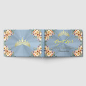Cream Floral & Tiara - Pastel Blue (Complet)