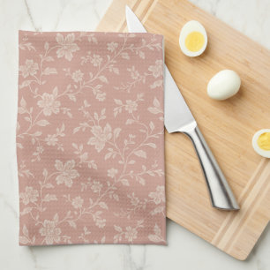  Cream Florals – Elegant Romantisch Theedoek